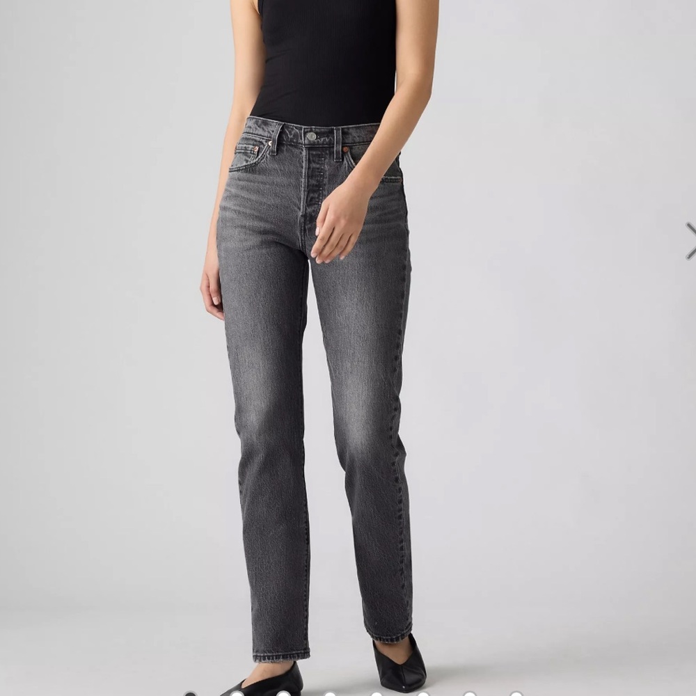 Levi's Women's Black 501 Straight Leg Jeans